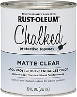 Vista 1 de Rust-Oleum 287722 - Pintura a la tiza ultramate para interiores, 30 onzas, capa superior transparente mate