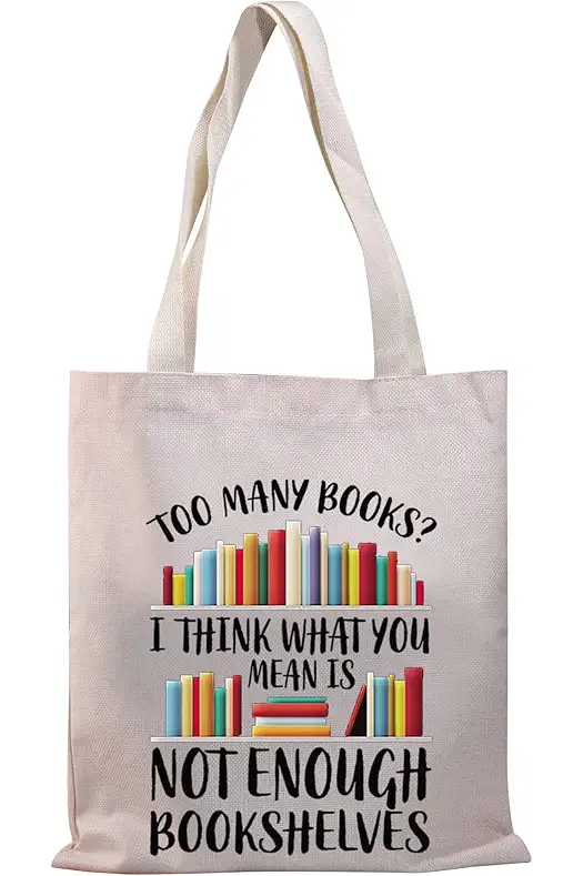 BDPWSS Book Lover Tote Bag For Women Bookworm...