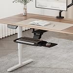 PrimeCables Plateau pour clavier sous le bureau, 18.3" L x 9.4" P (seulement le plateau) | Réglable, plateforme pour souris, robuste