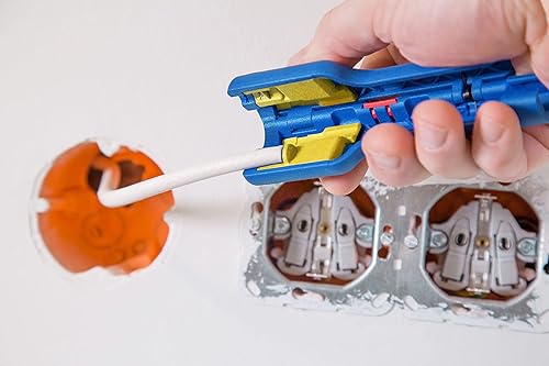 Miniatura 4 de WEICON WEICON Tools - Pelacables coaxiales n. 1 F Plus para conectores de compresión Fherramienta de pelado para cables coaxiales, cables de antena