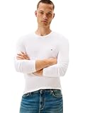 Mens Long Sleeve Cotton Stretch Basic Slim Fit T-Shirts