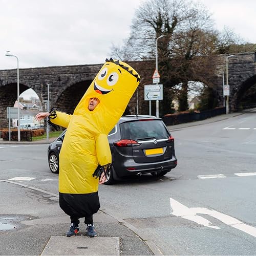 Miniatura 7 de Bodysocks Tube Man Air Dancer - Disfraz inflable para adultos (talla única), Tubo Hombre Adulto