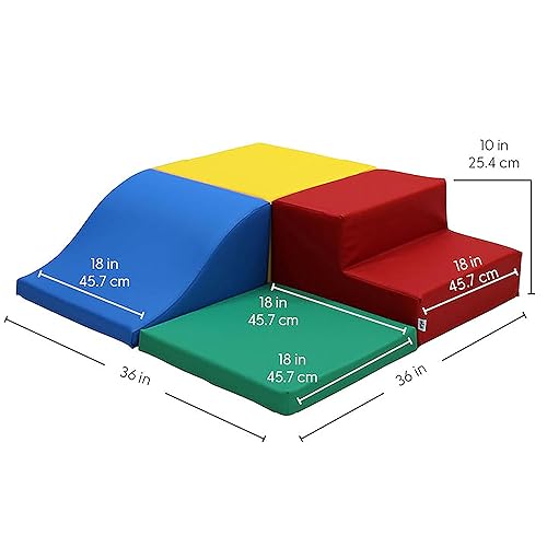 Miniatura 2 de Factory Direct Partners SoftScape 13232-108 - Escalador de esquina cuadrado para niños pequeños y niños, espuma suave segura para gatear y