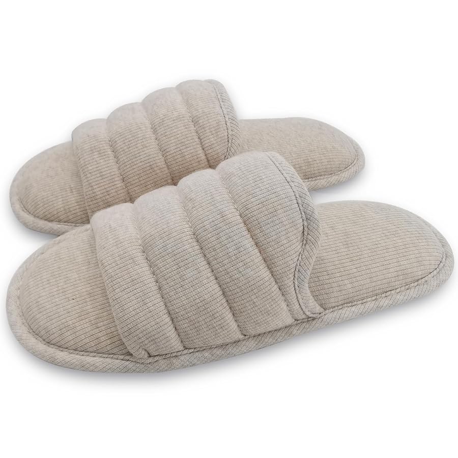 【COLOR iN ID】Eyelet Flat Slippers Amazon.com: TUCY Flat Heel Womens Slippers Summer,Beach