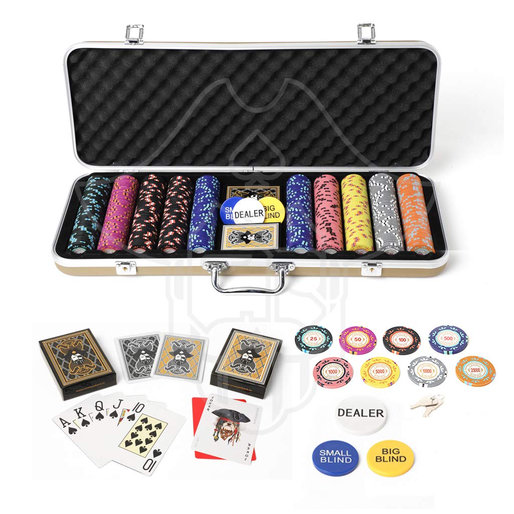 See full amazon price history chart for One Eyed Jack Swashbuckler ABS Gold Casino Royale Clay 500 Poker Chips Set One Eyed Jack Swashbuckler ABS Gold Casino Royale Clay 500 Poker Chips Set (B089PXT93H) Amazon Price History, Amazon Price Tracker