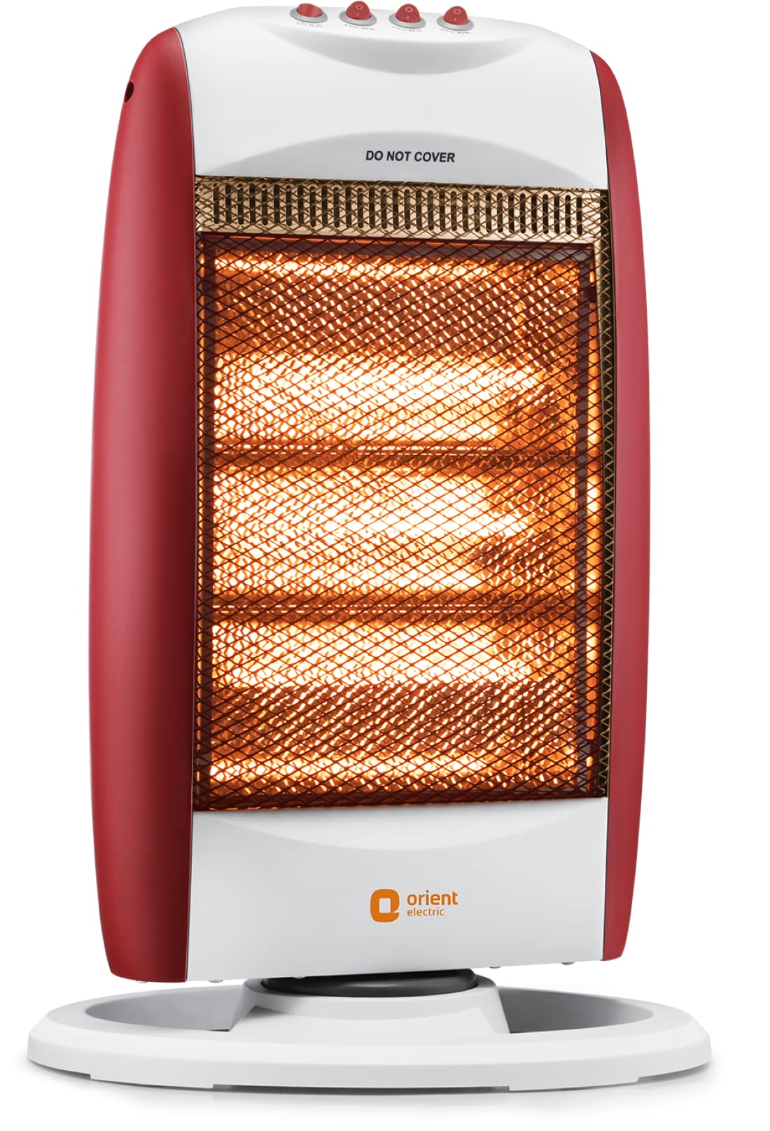 Orient Electric 1200 W Dura Hot Halogen Room Heater(HH1200MAR, White u0026  Mehroon) : Amazon.in: Home u0026 Kitchen