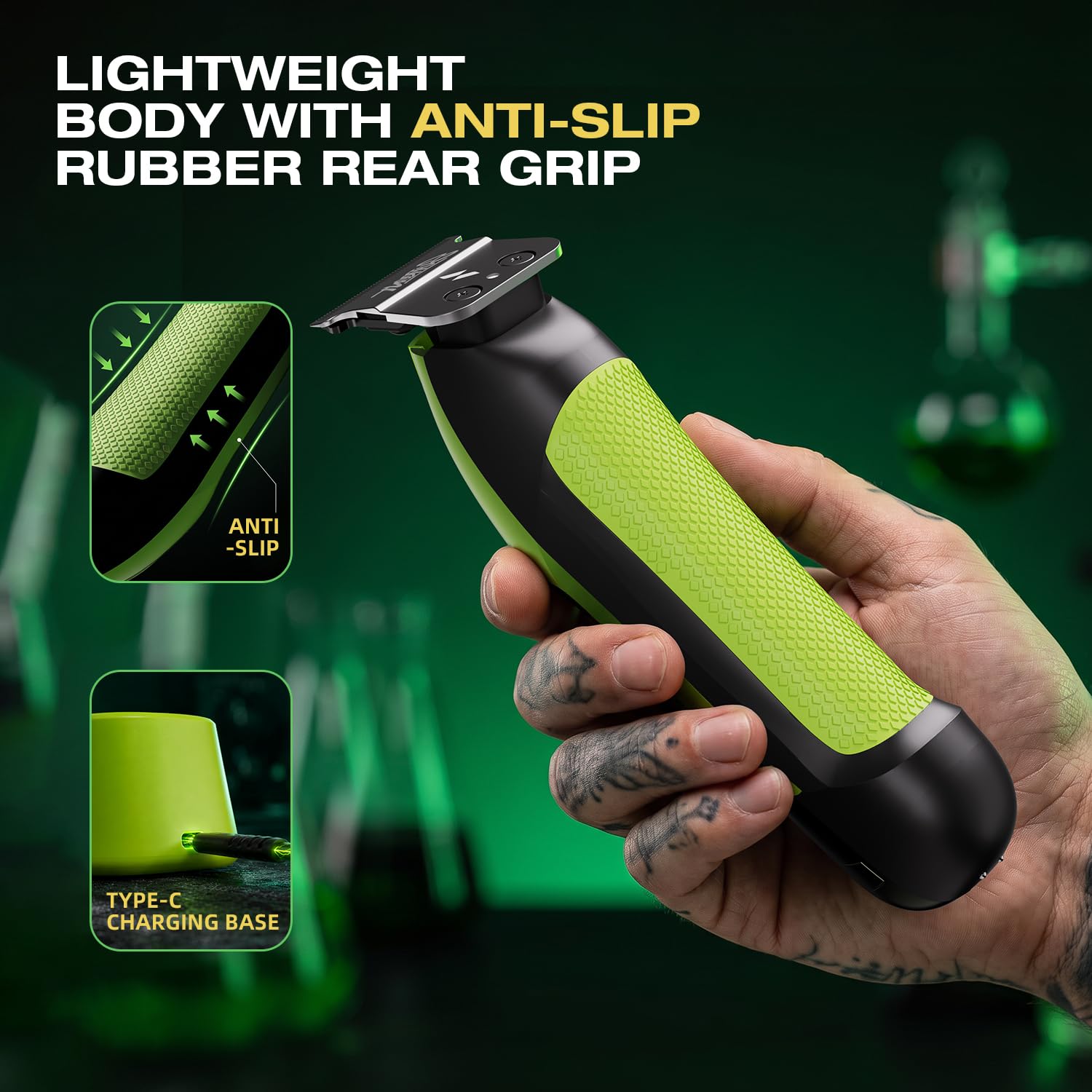 SUPRENT Tondeuse Cheveux Hommes Professionnel, 9000RPM Moteur Sans Balais