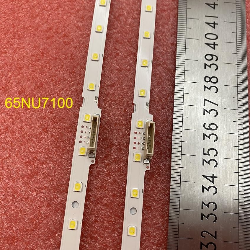 Bande de rétroéclairage LED for Samsung UN65RU7100G UN65NU7100 UN65RU7200 UN65NU6900 UN65RU7300 UE65NU7100 UE65NU7200 UE65NU6179(20pcs for 10 TV)