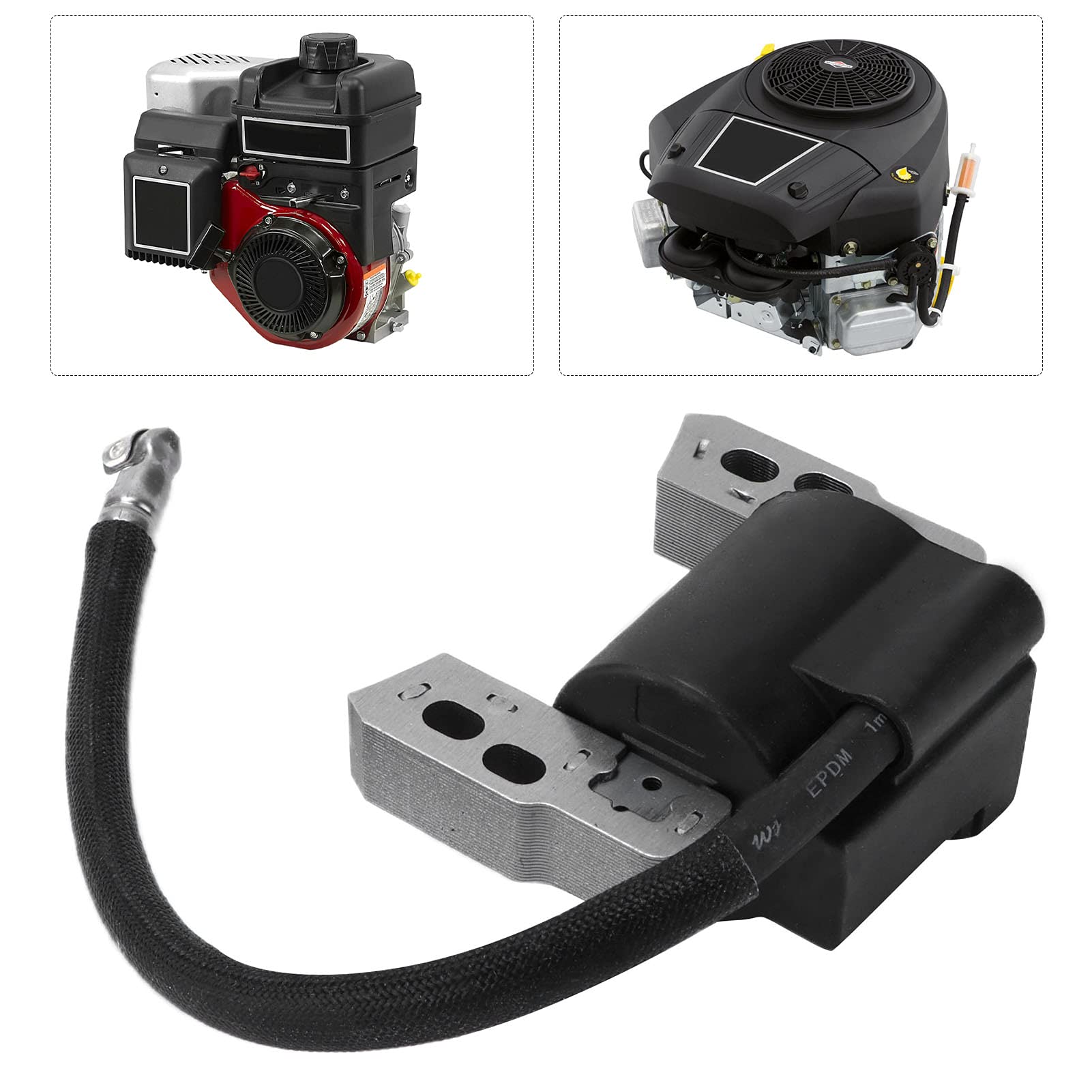 Módulo de Bobina de Encendido de Motor Universal, Pieza de Repuesto de Metal 802574 796964 para Briggs y Stratton, Ideal para Cortacésped