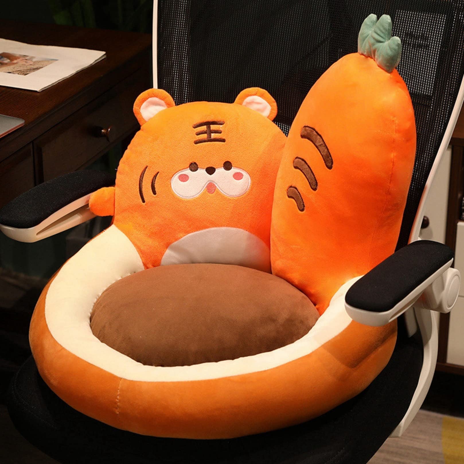 Amazon.co.jp: サボテン型 座布団 可愛い ラウンド 座面クッション 