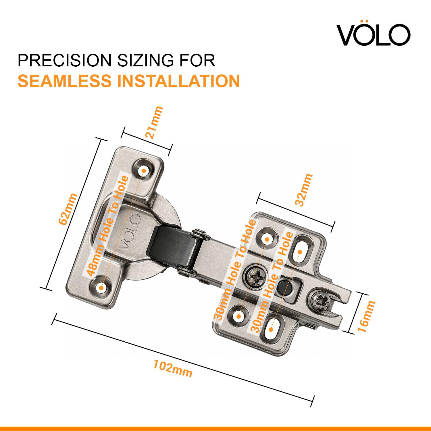 Concealed Cabinet Hinges - Full Overlay Auto Hinges -2 Concealed Cabinet Hinges - Full Overlay Auto Hinges -2