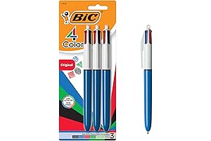 BIC 4-Color Ballpoint Pens: The Quintessential Multipurpose Writing Instrument