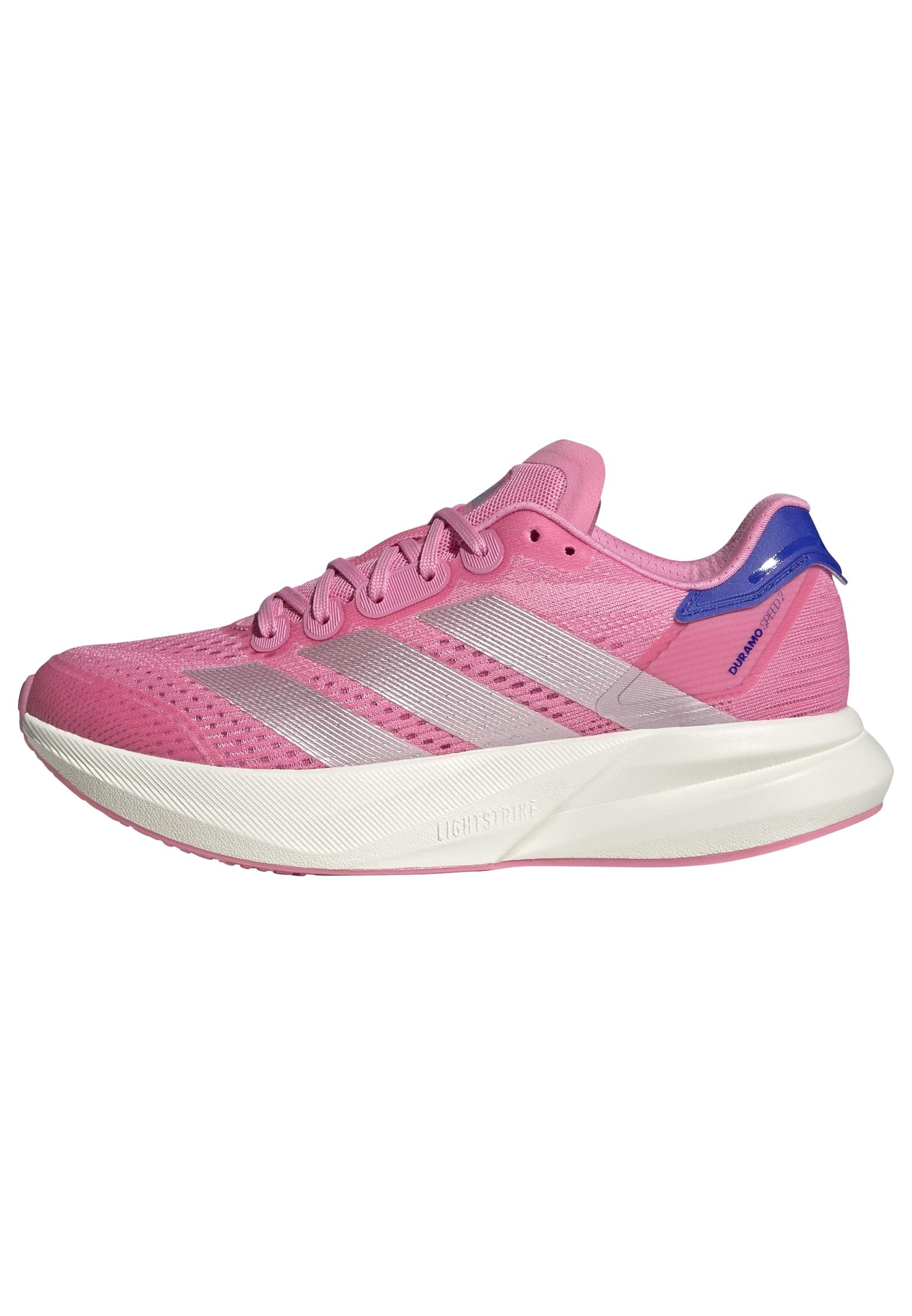 adidas Women's Duramo Speed 2 Running Shoes, Bliss Pink/Crystal White/Lucid Blue, 7.5 UK