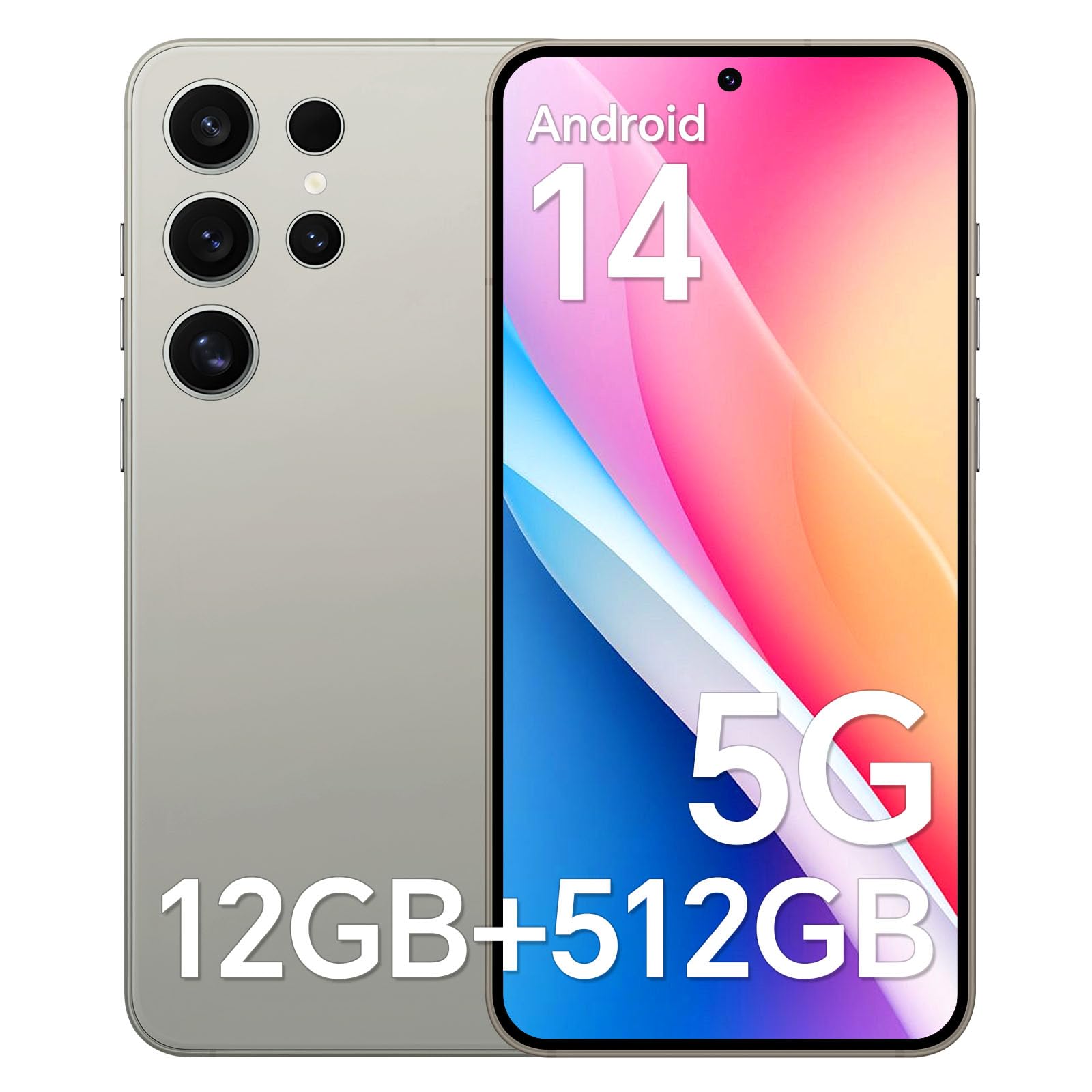 Amazon.com: MUNISOSA Unlocked Phones T24 Ultra,12+512GB