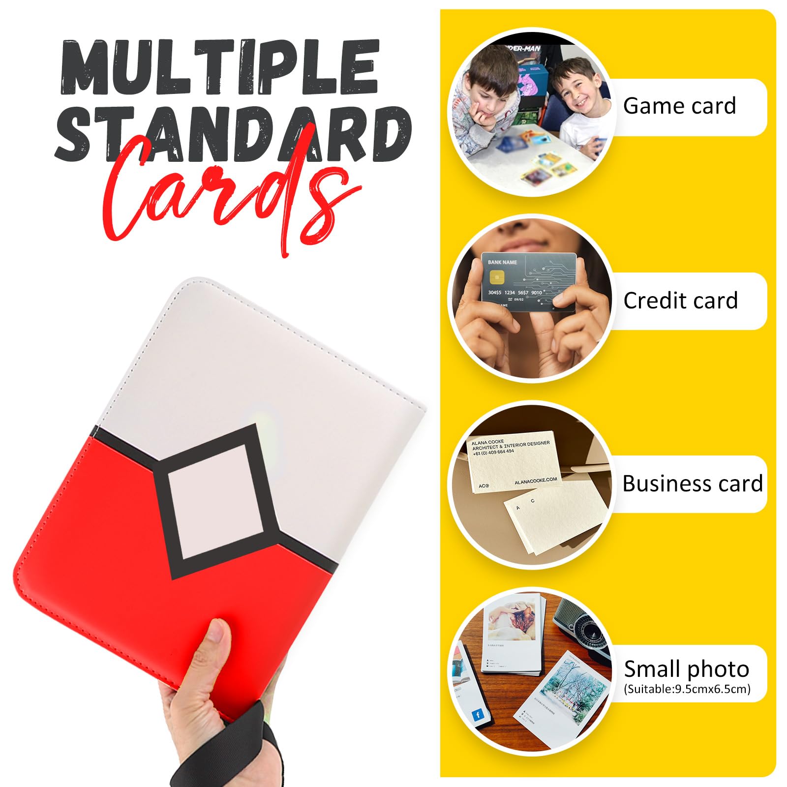 Carpeta Porta Tarjetas Coleccionables Con Cremallera, 4 Bolsillos Y 50 Fundas Extraíbles – Capacidad Para 400 Tarjetas, Ideal Para Juegos De Cartas Y Regalos