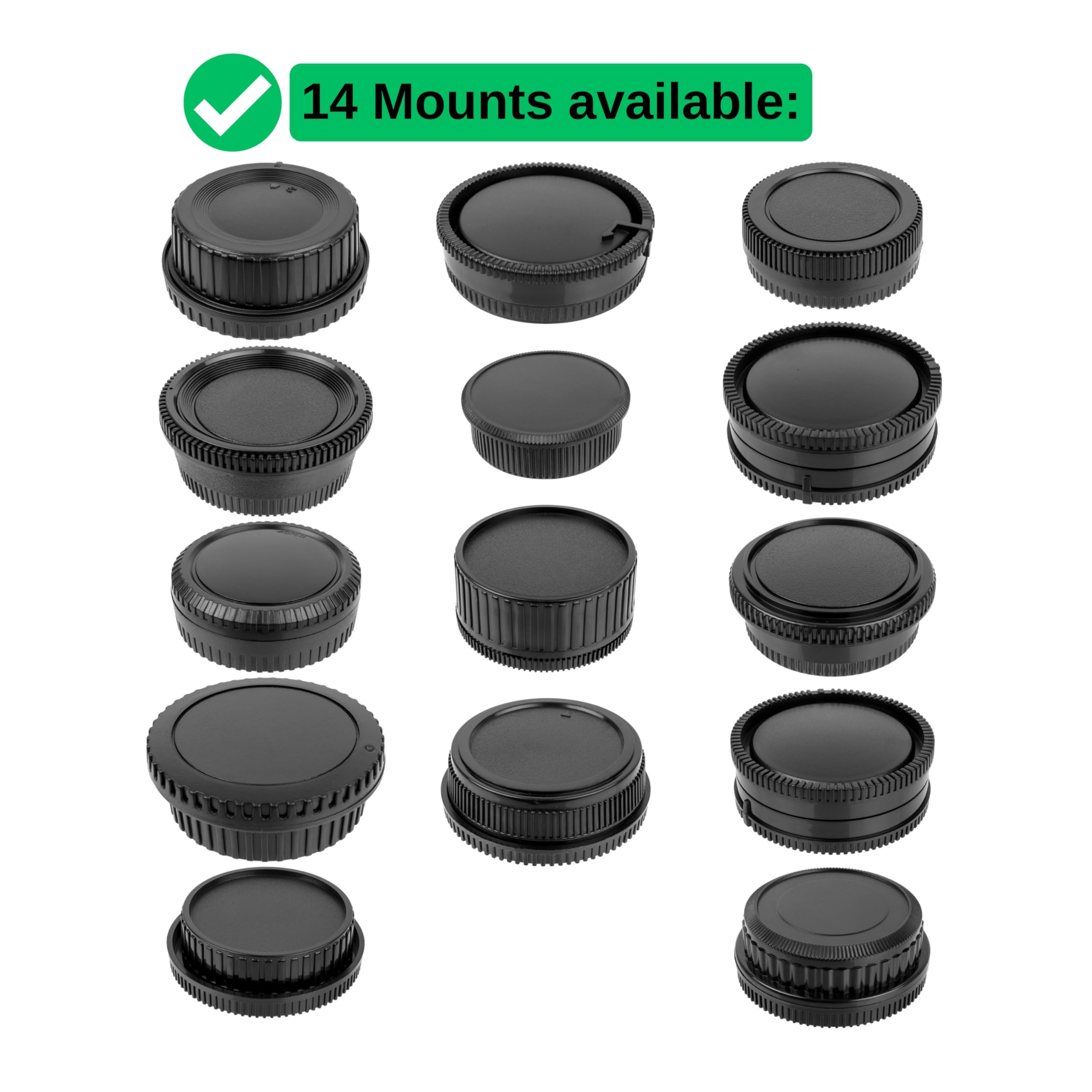 Set accessori per fotocamere con 1 copertura protettiva per fotocamera e 1 copriobiettivo posteriore, compatibile con LEICA M42, per obiettivo da 42 mm, ricambio cappucci protettivi, Camera, Cover
