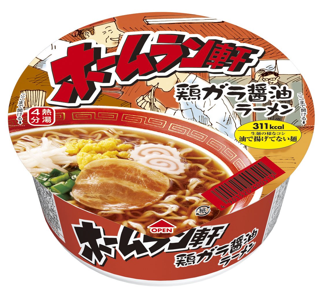 Amazon.co.jp: テーブルマーク ホームラン軒鶏がら醤油ラーメン 94g×12