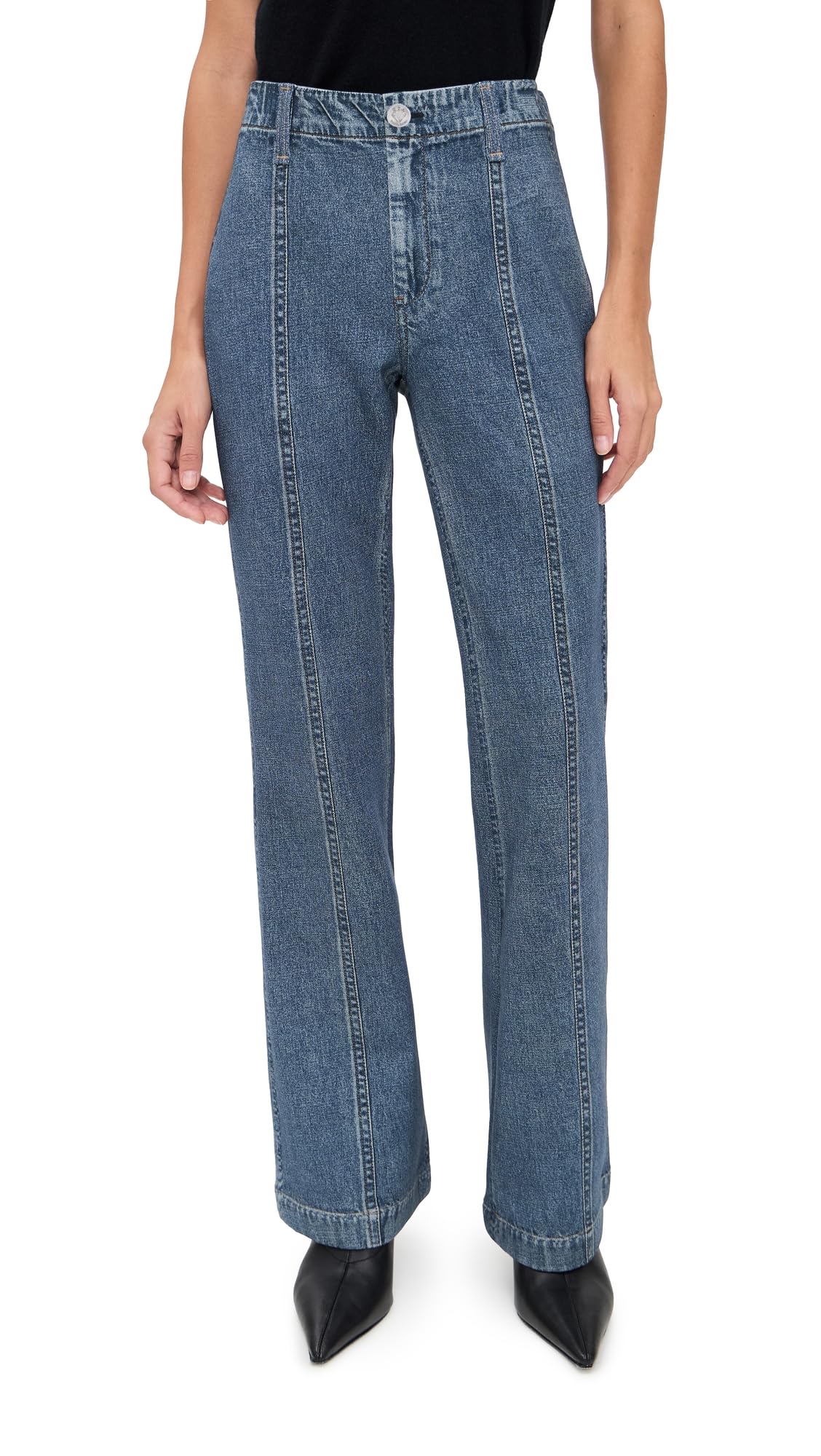 rag bone Womens Miramar Ponte Olivia Pull On Trousers