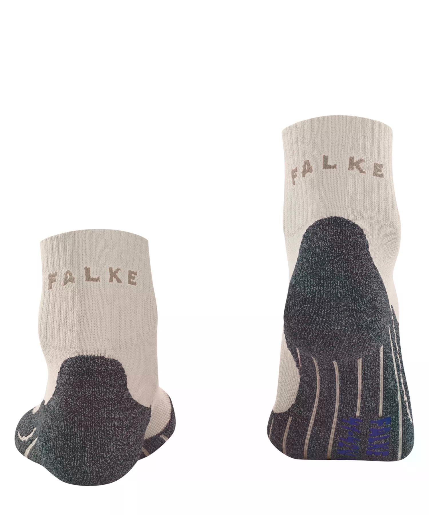 FALKE TK2 Explore Cool Short W Sso respirantes 1 paire, Chaussettes de randonnée Femme, Beige Natural 4200, 37-38