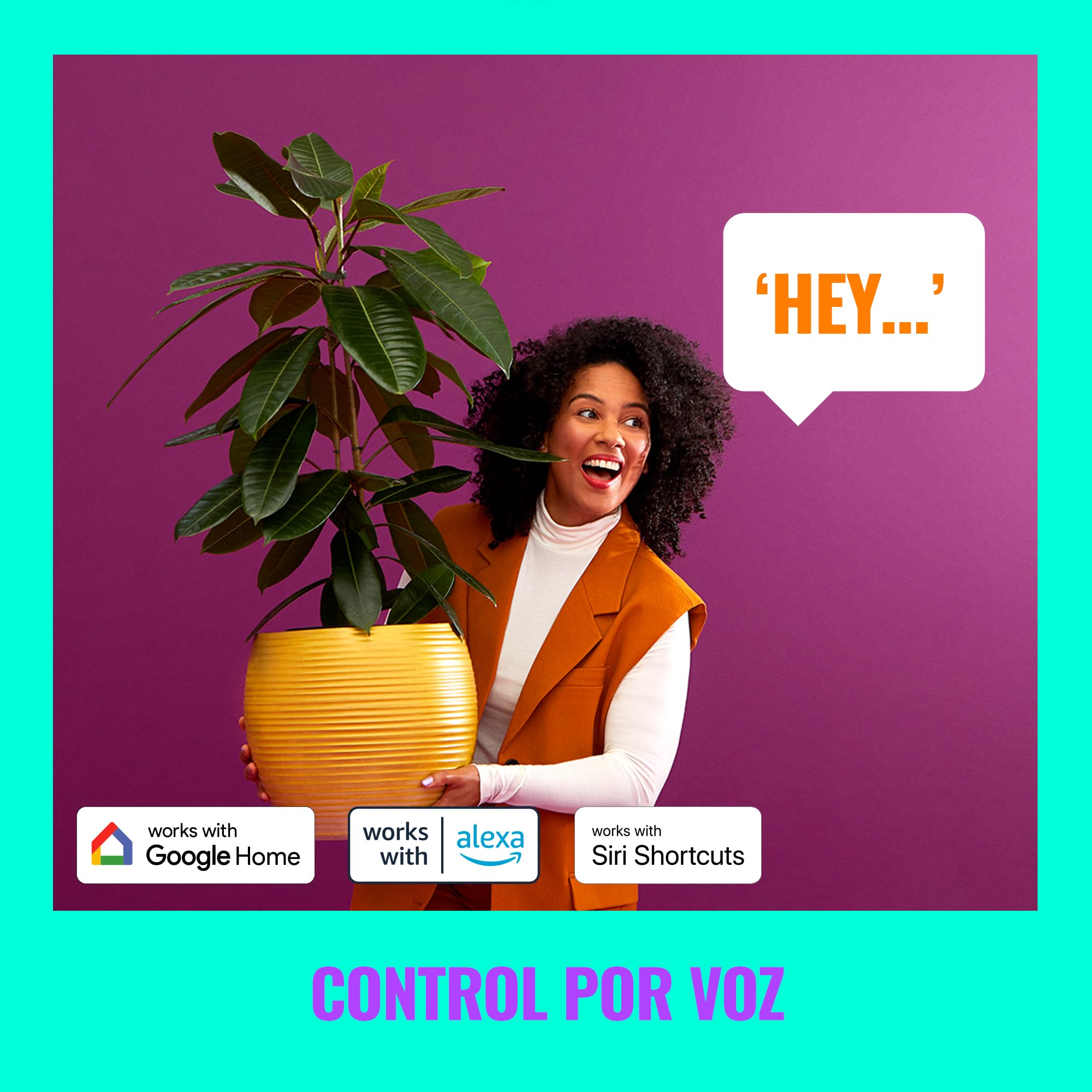 WiZ - Plafón led inteligente SuperSlim 22W a todo color, Wi-Fi, compatible con Alexa y Google Home, tecnología SpaceSense y Matter, Blanco