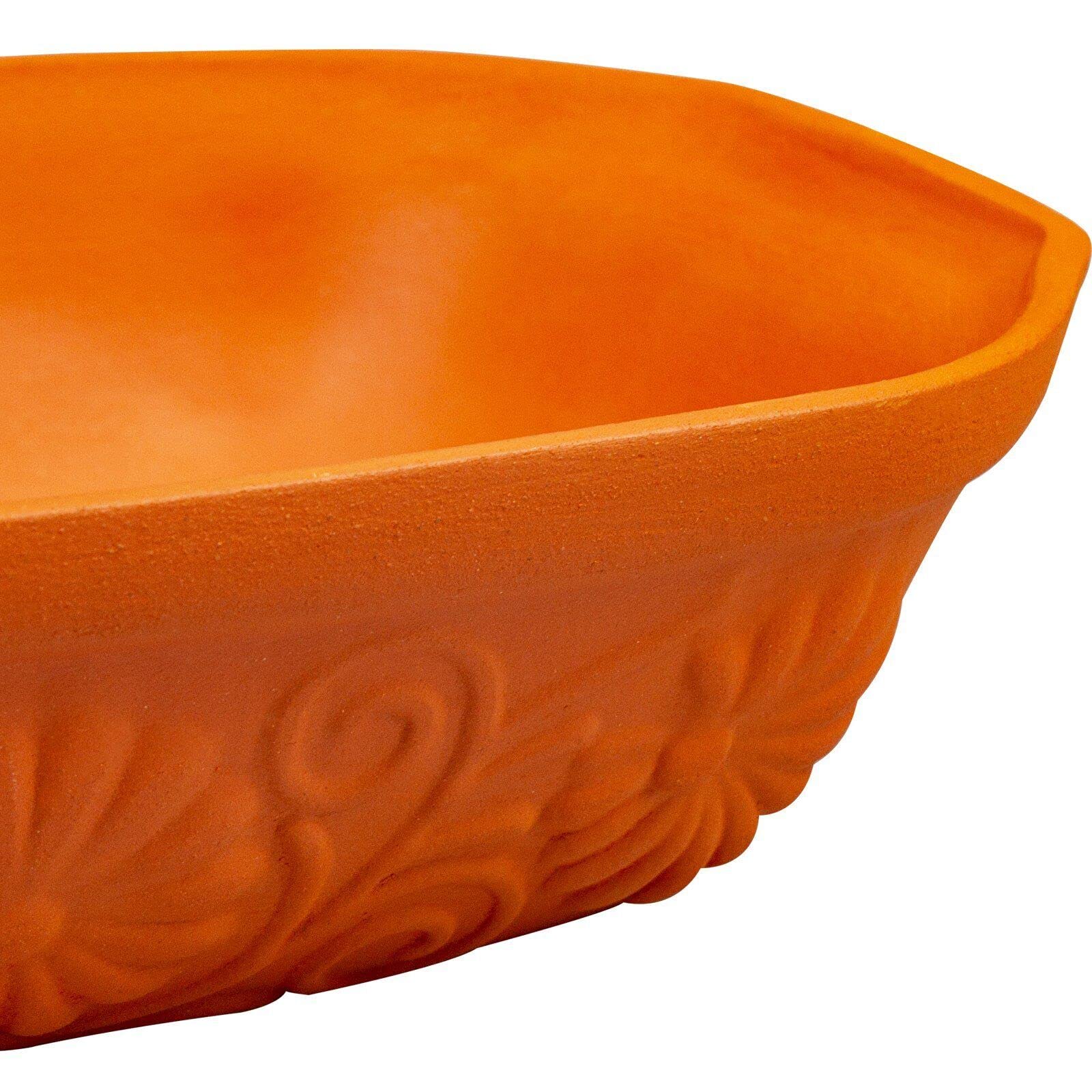 AlcoFermBrew Plat de Cuisson en Argile 4L - Ustensiles de Cuisine en Argile