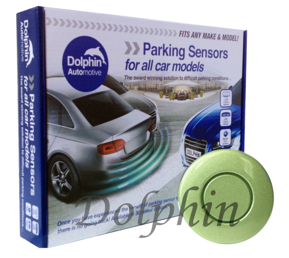 Dolphin Automotive DPS400 Reverse Parking Sensors Auto Express Award Winning 4 Ultrasonic Radar Sensors Kit Audio Alert System Matt & Gloss Black +30 More Colours (Gloss Black) — view 4