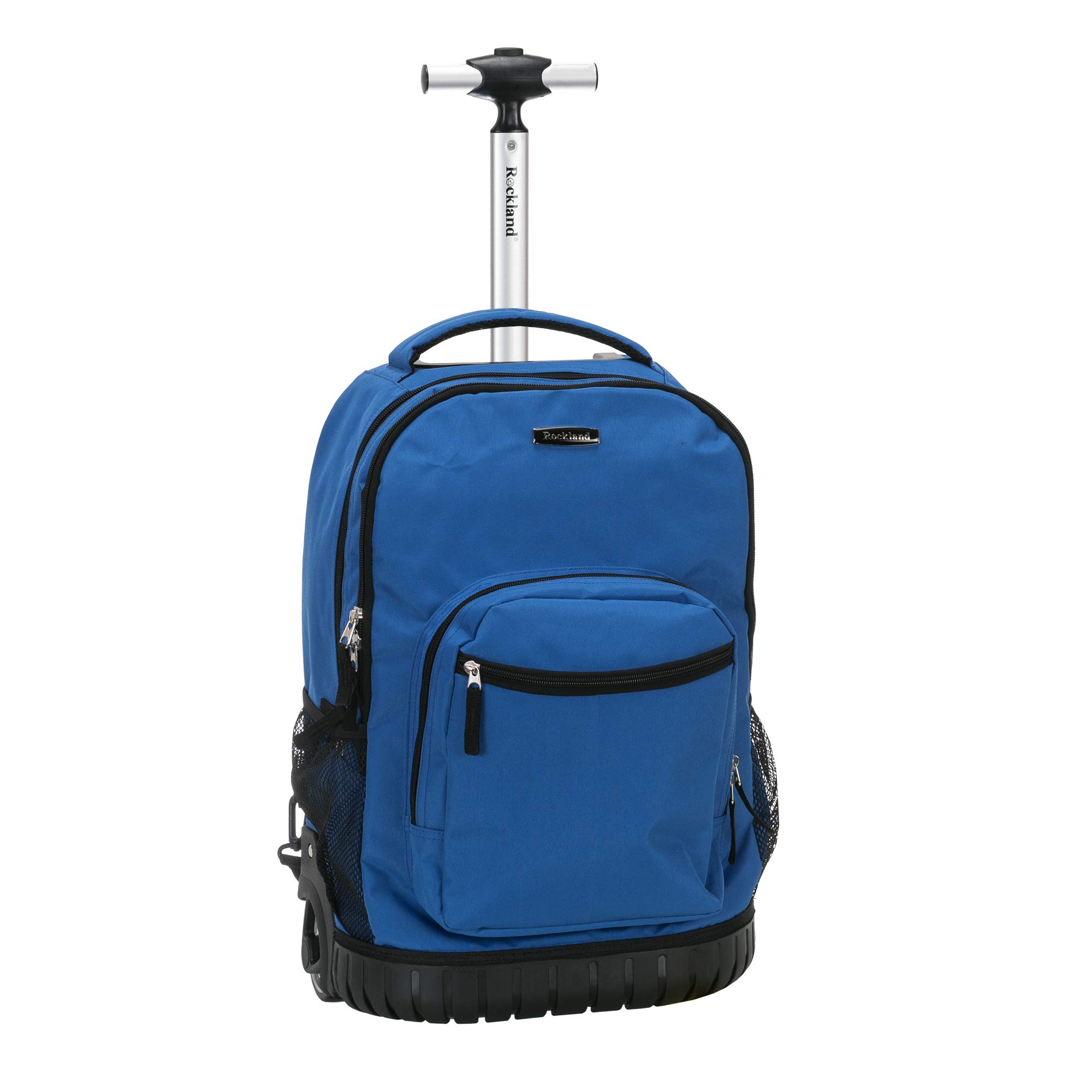 Photo 1 of Rockland Single Handle Rolling Backpack, Blue, 19-Inch