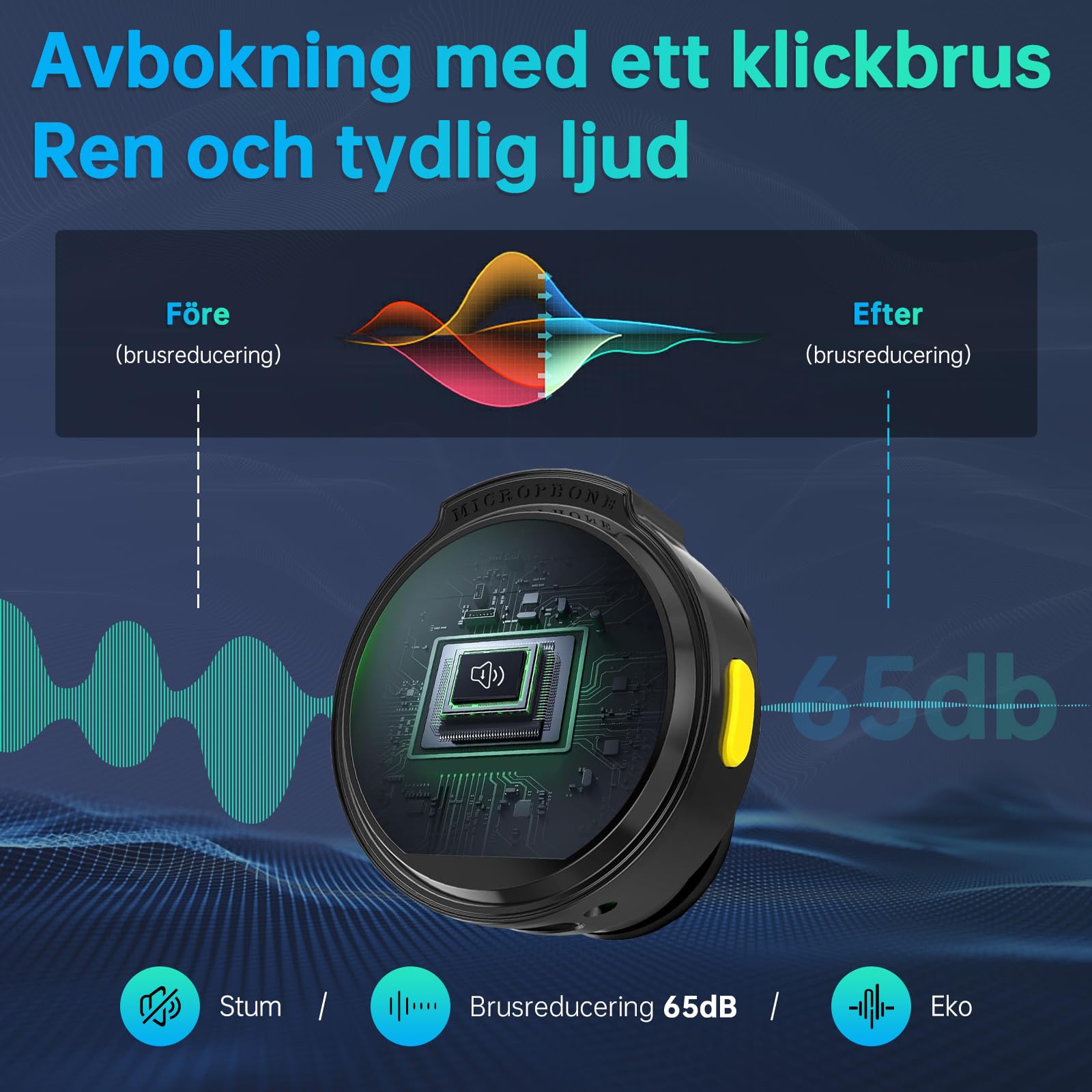 Wireless Lavalier-Mikrofon für iPhone/Android mit Lightning/USB-C-Mini-Revers-Clip-Mikrofon mit Rauschunterdrückung für Videoaufnahmen,Vlog
