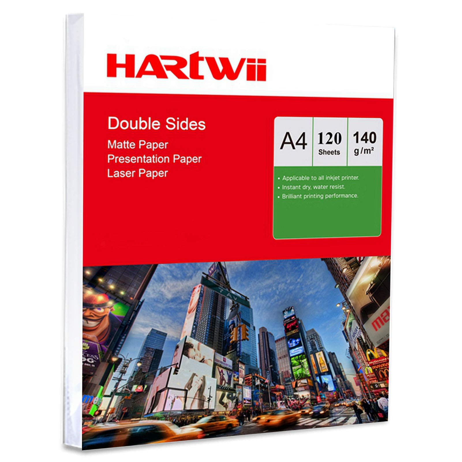 A4 Matt Matte Double Sides Photo Paper - 100 Sheets Inkjet Paper Photography Printing Uinkit - 140 GSM