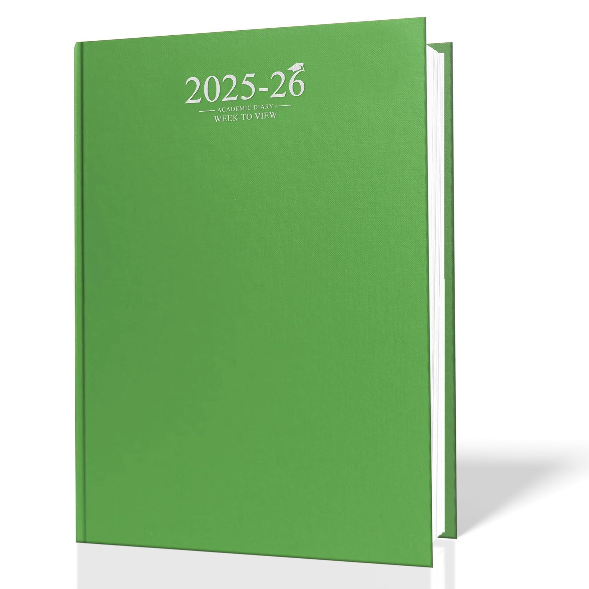 G4GADGET Academic Student Diary, A5, Sea Green, Week to View, 2025-2026, Case-bound