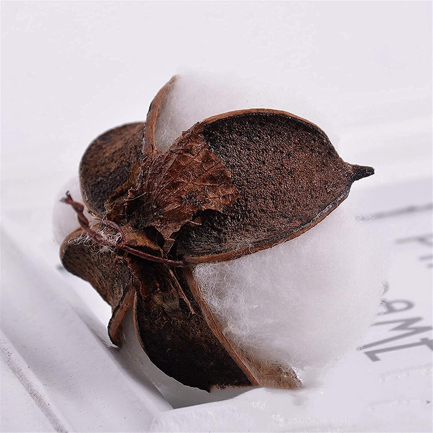 WEIGE Couronne d'automne Couronne Artificielle Couronne de noël Couronne décoration Banquet de Mariage noël Maison Boule de Coton Fleur séchée Plante