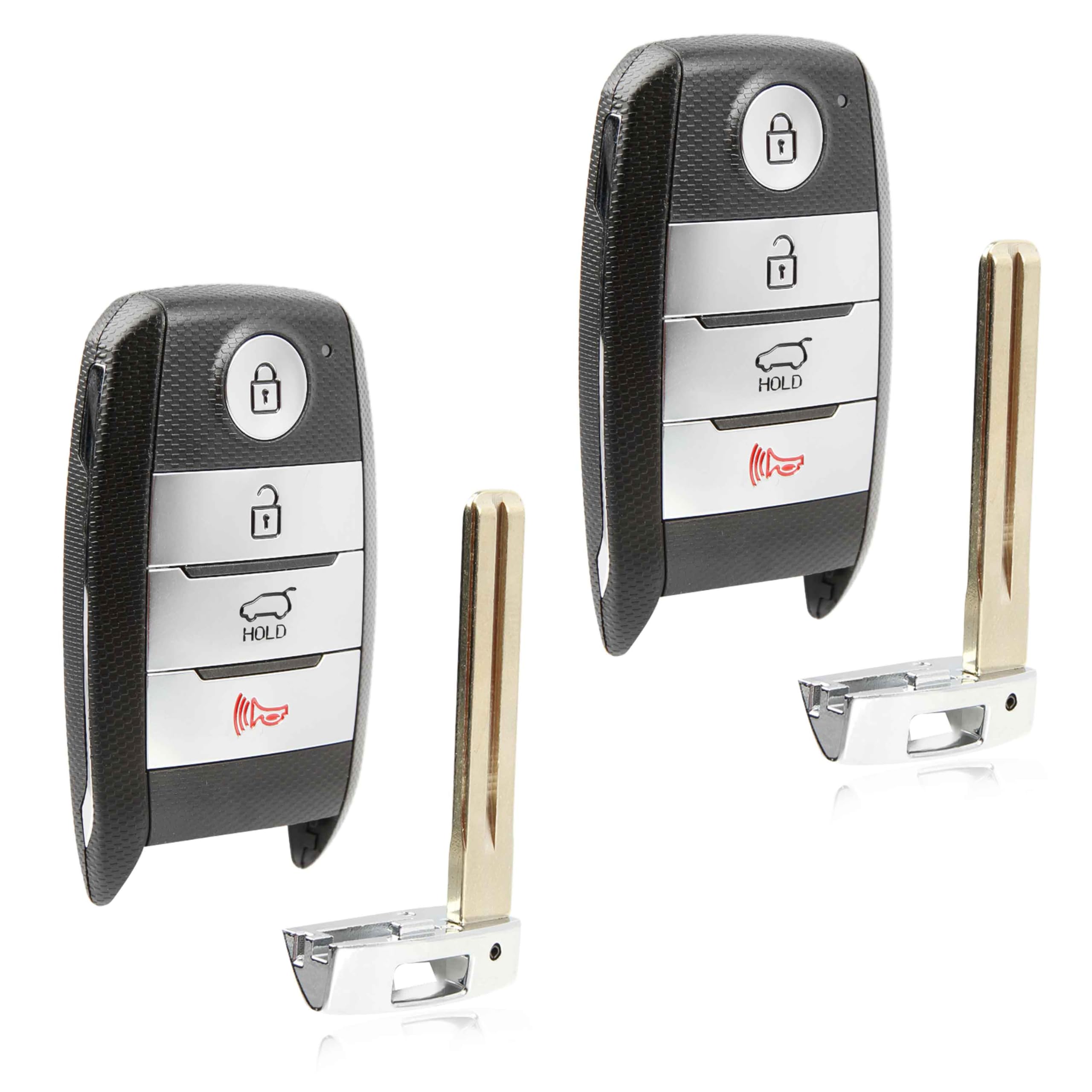 2 telecomandi di ricambio a 4 pulsanti Smart per Kia Sportage 2016-2019 (TQ8-FOB-4F08, 95440-D9000)