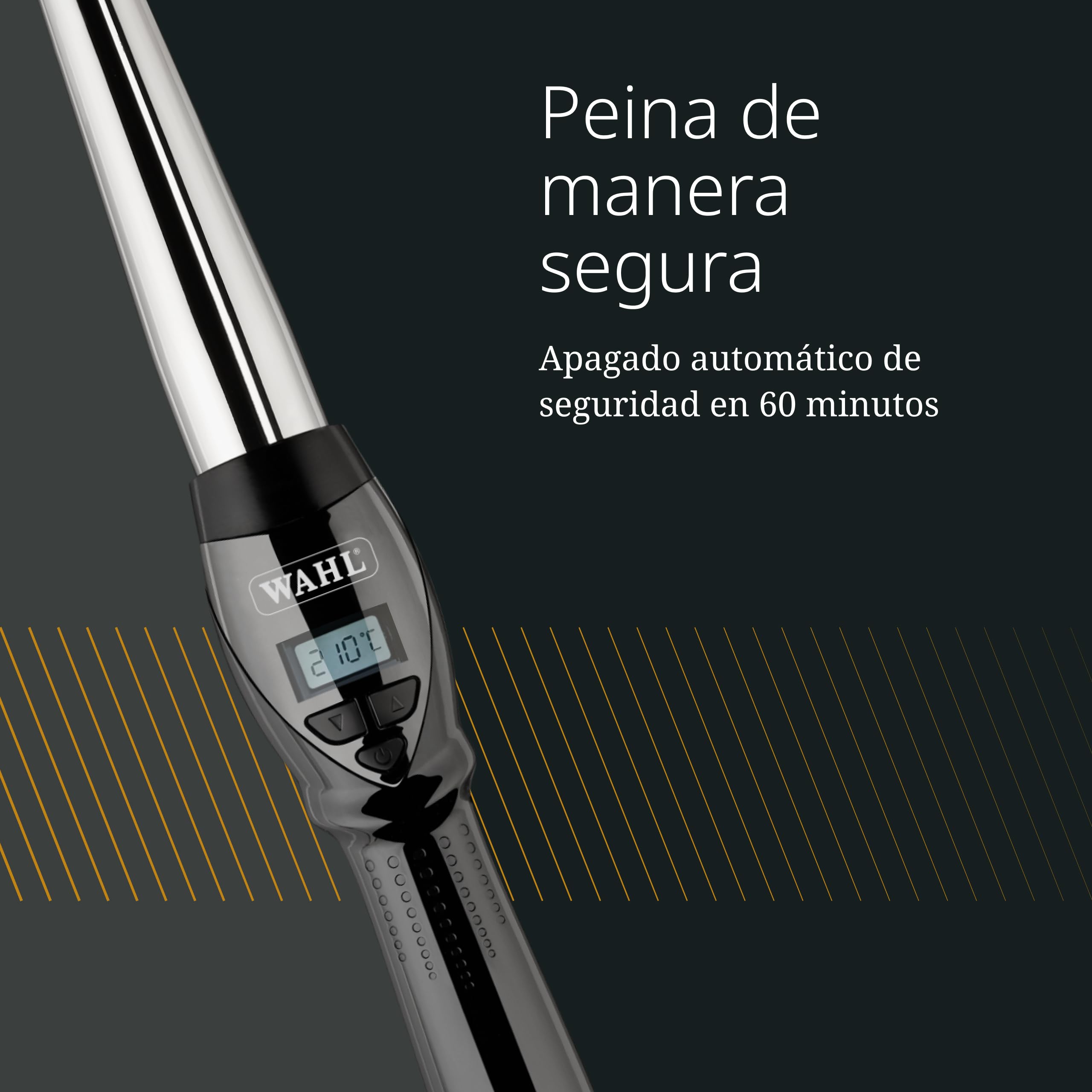 Wahl Curlpro 2 - Tenacilla Cónica con Revestimiento de Titanio - Herramienta para Rizar el Pelo