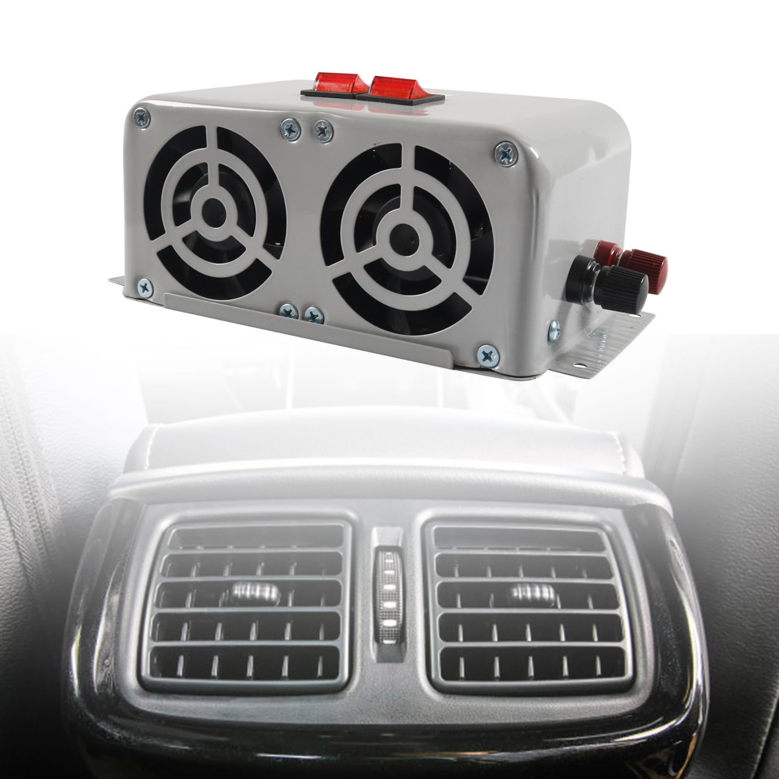 Désembueur de pare-brise haute performance 12 W à W pour éliminer rapidement le gel et le brouillard matin