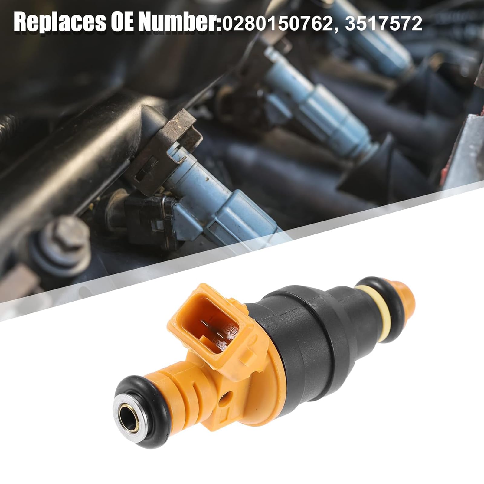 Jeu d ' injecteurs pour Service de réparation, Lot de 4 pièces de Rechange avec Corps d ' injecteur similaires, détails du Joint et Guide de Recherche 0280150762 3517572