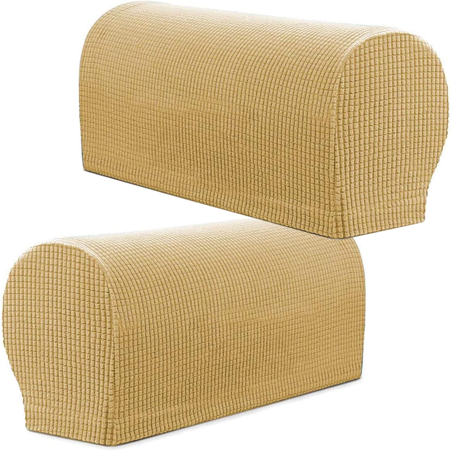 XIEHUZA Arm Rest Covers, Stretch Armchair Couch Armrest Chair Covers