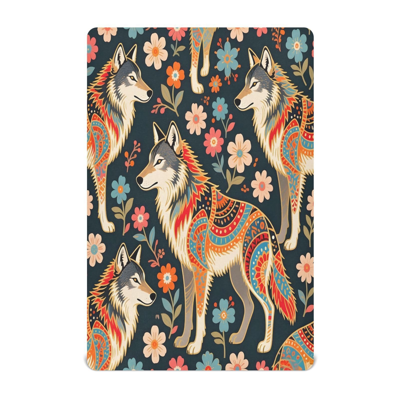 Drap-housse loup haut de gamme en microfibre pour berceau enfant