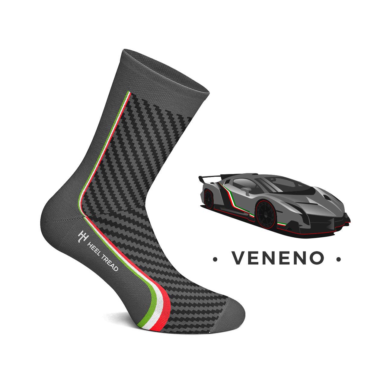 BoostnaticsHeel Tread Veneno Socks