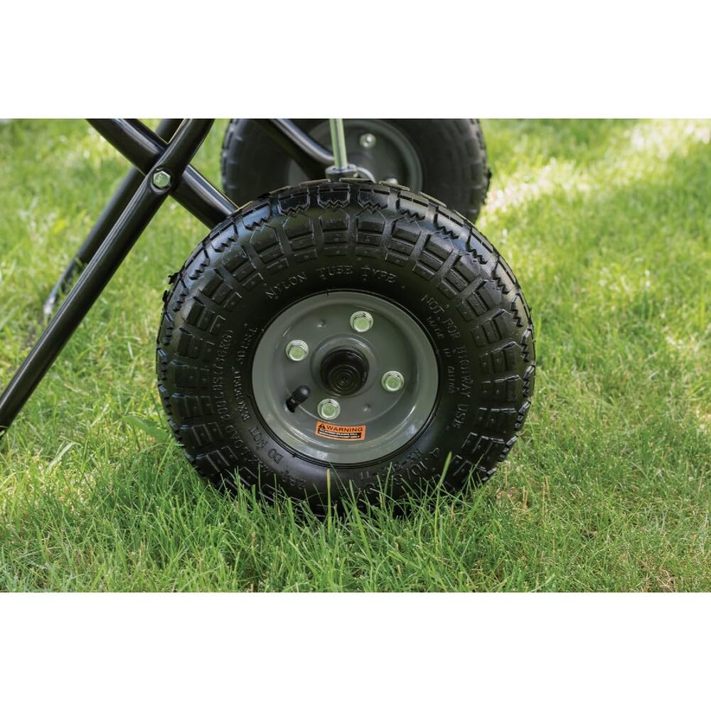 Agri-Fab AG45-0388 Streuwagen, zum Schieben, 38,5 kg, Schwarz