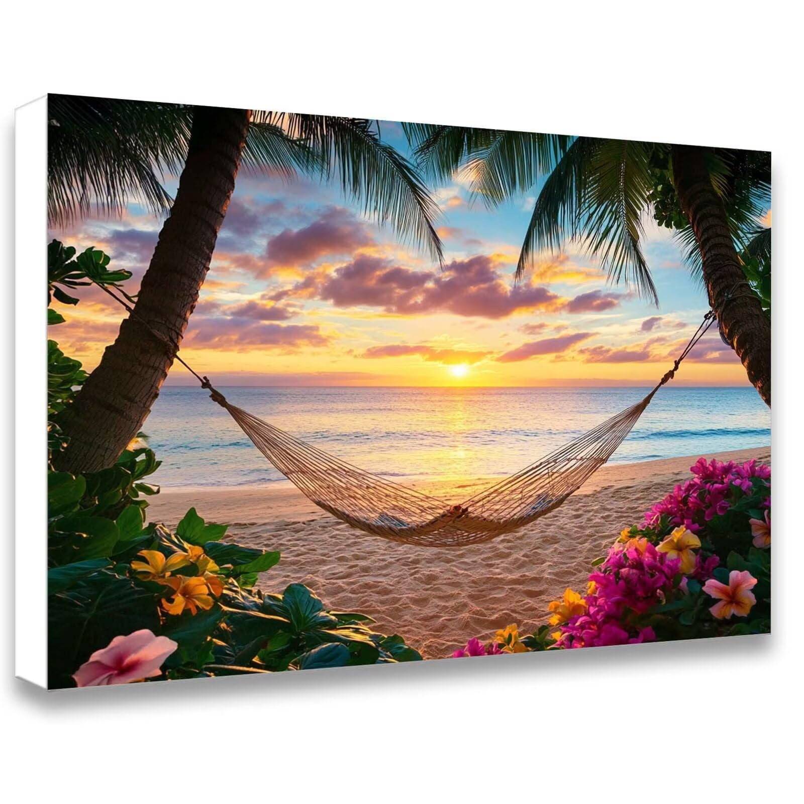 Atardecer Pintar por Numeros Adultos, Paint by Numbers Kits 60x80cm j0-771