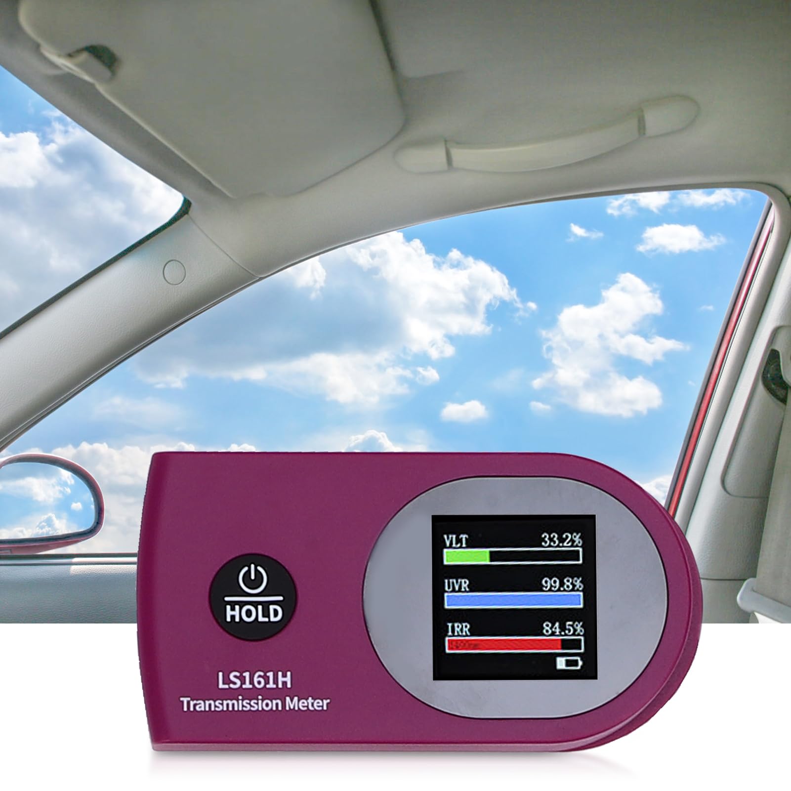 Tester Folii Słonecznej, Mierzy światło Fioletowe 365 Nm 940 Nm 1400 Widmo Widzialne w Podczerwieni 380 760, z Testem SHGC TSER, do Oceny Wydajności Izolacji Szklanej