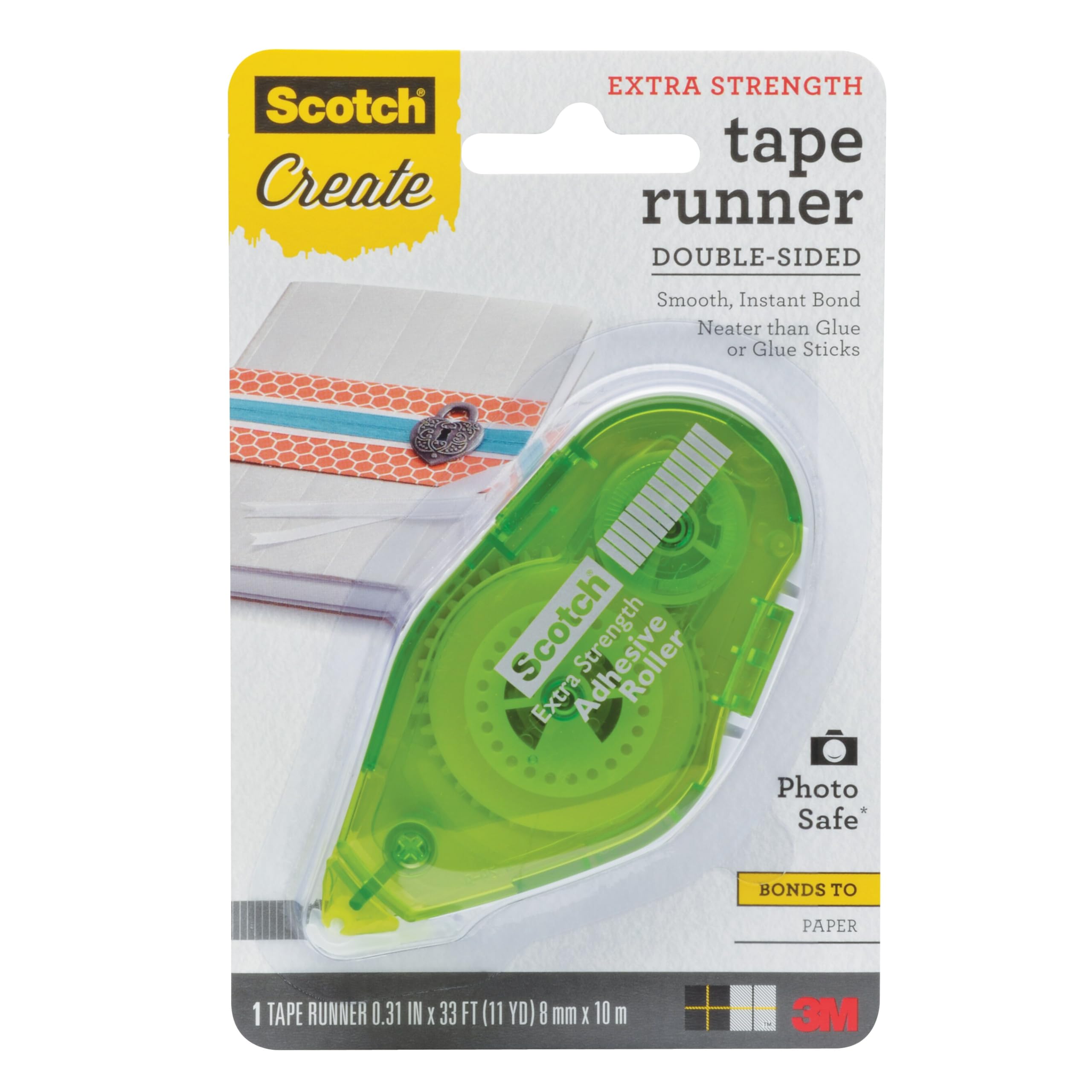ScotchAdhesive Tape Runner Extra Strength 33'