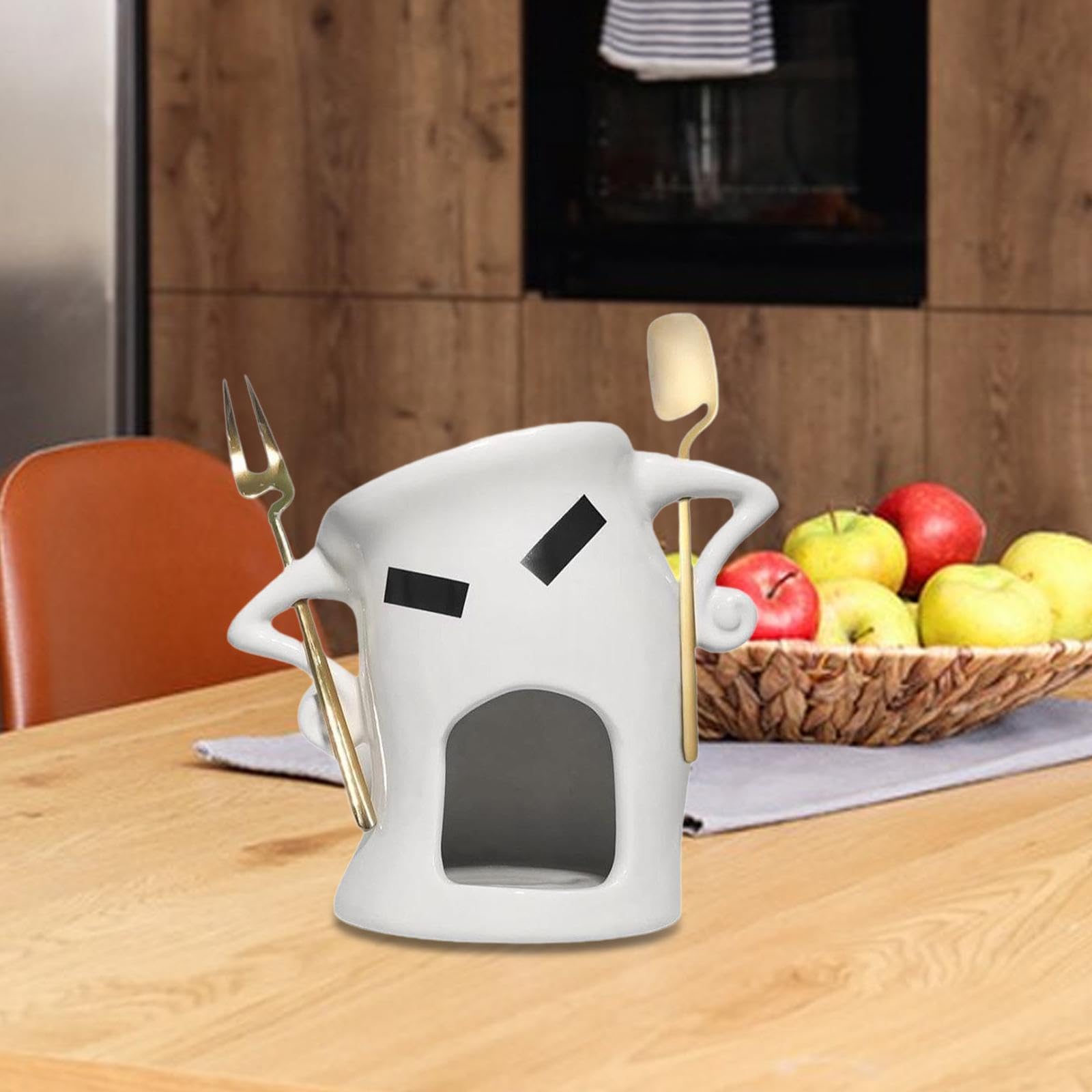Mini Mugs En Céramique Pour Fondue Au Chocolat Avec,Blanc