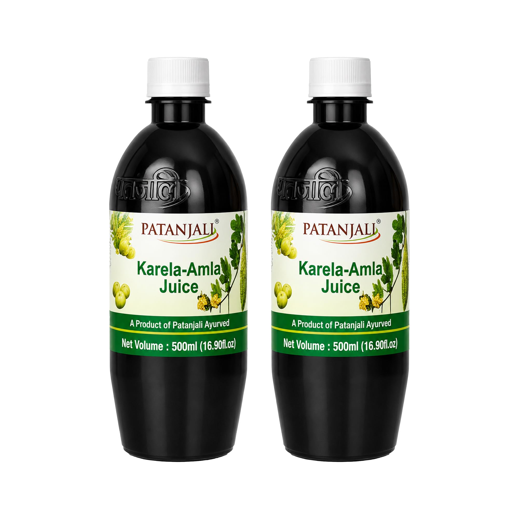 Patanjali Karela Amla Saft, 500 ml, 2 Stück