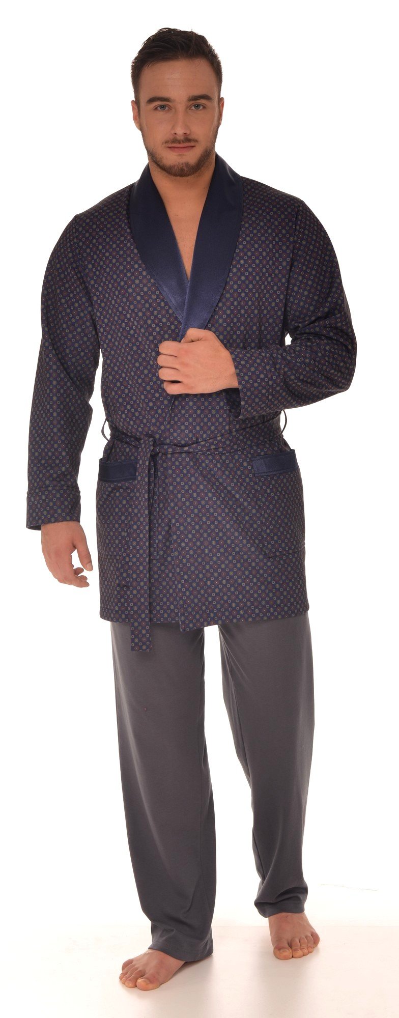 Revise RE-503 Robe de chambre courte pour hommes - Léger et confortable