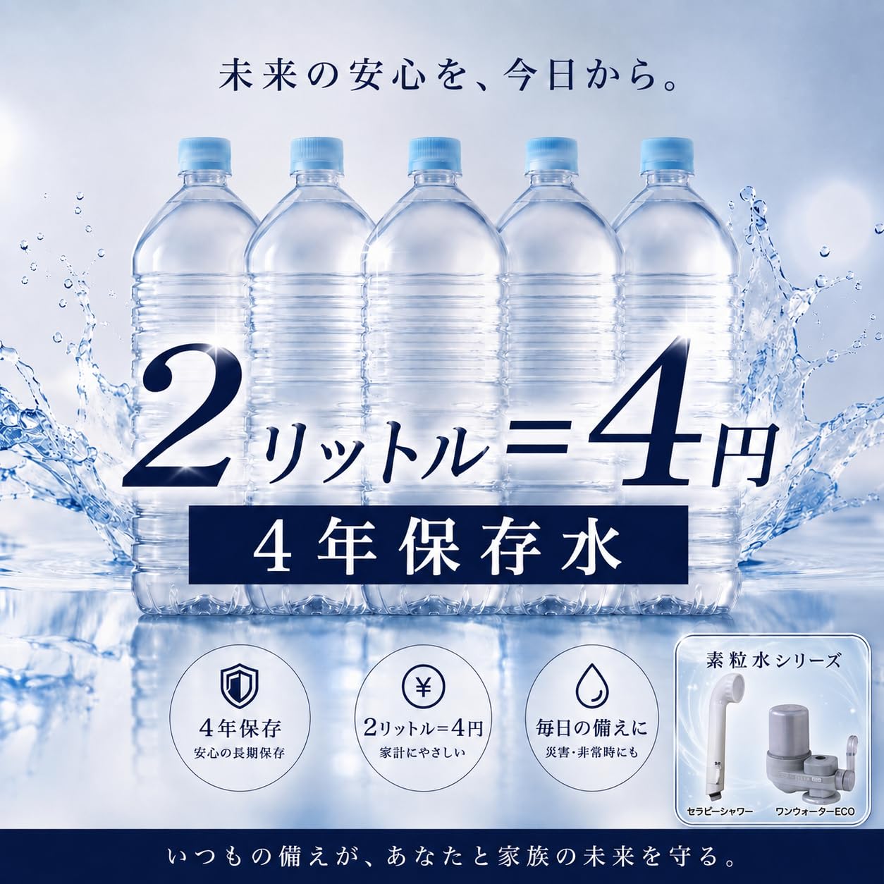 Amazon | 素粒水 ワンウォーターECOカートリッジ 素粒水カートリッジ