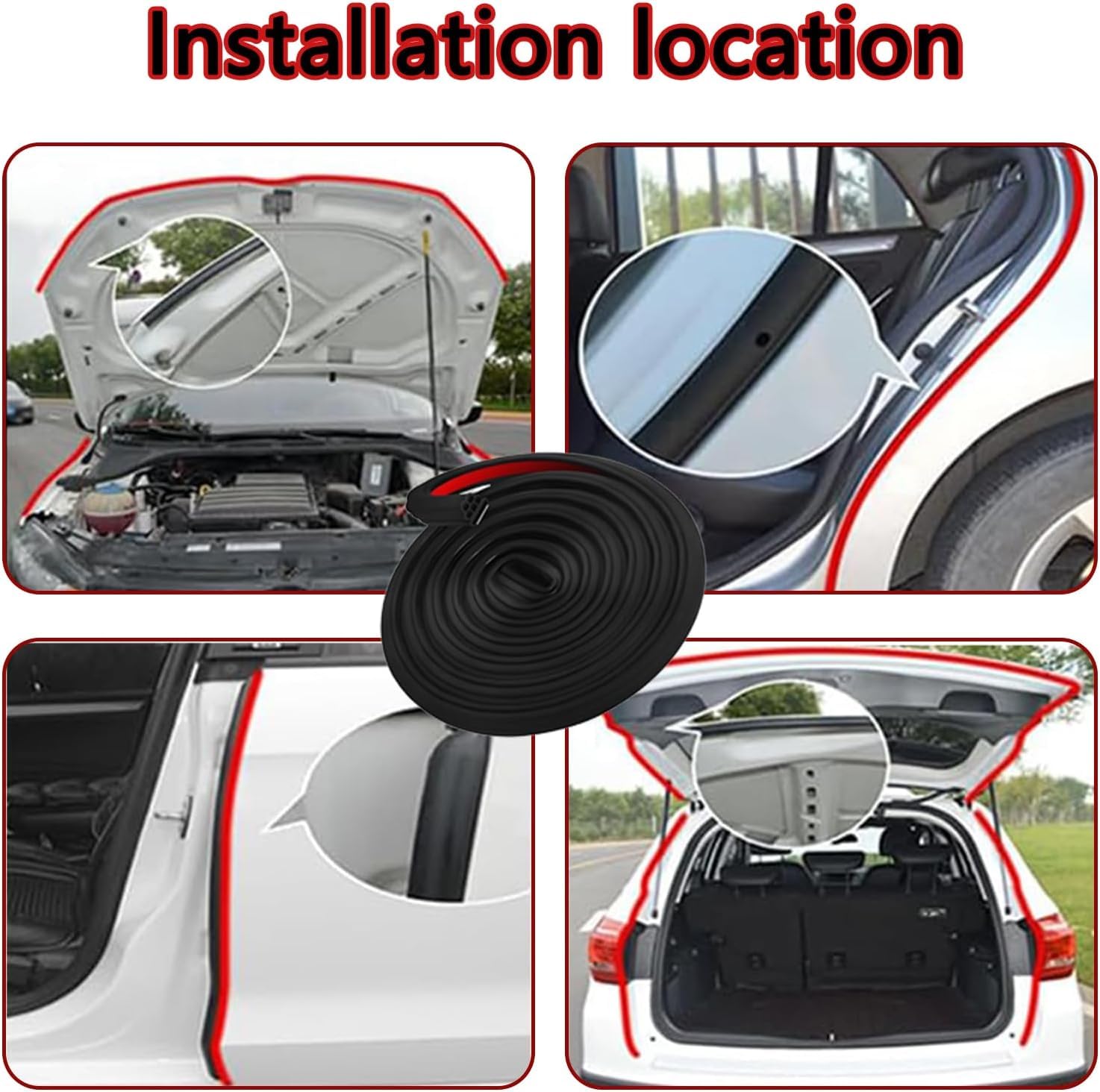 Guarnizione Porta Auto per Dodge Nitro RAM 1500 2000-2026