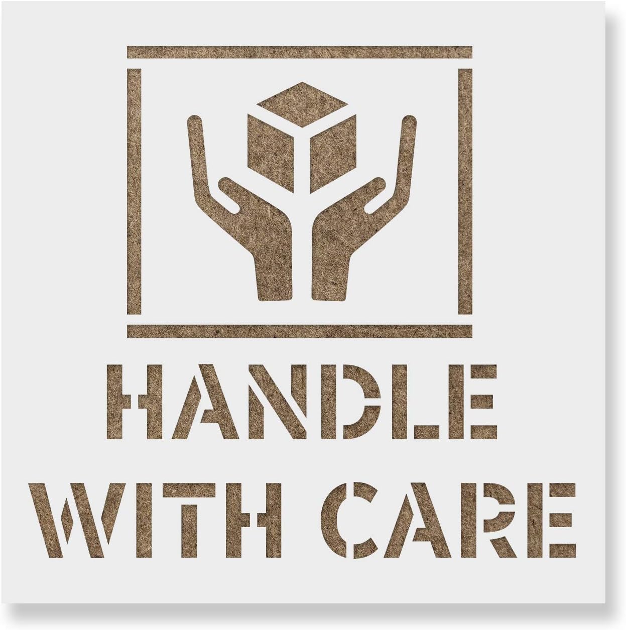 Amazon Com Handle With Care Symbol Stencil Reusable Stencils For Painting Create Diy Handle With Care Symbol Home Decor Amazon Com Handle With Care Symbol Stencil Reusable Stencils For Painting Create Diy Handle With Care Symbol Home Decor