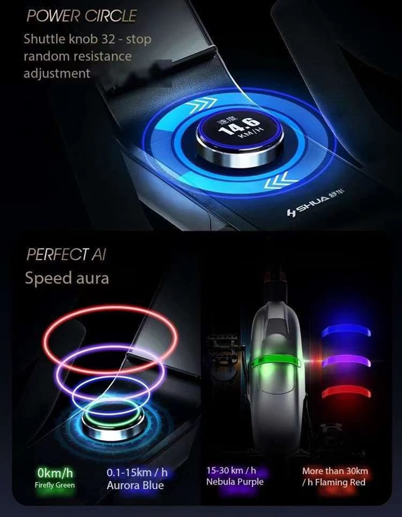 Cyclette intelligente, ultra silenziosa, magnetica, per interni, con comodo cuscino per il sedile, resistenza regolabile per fitness a casa e perdita di peso