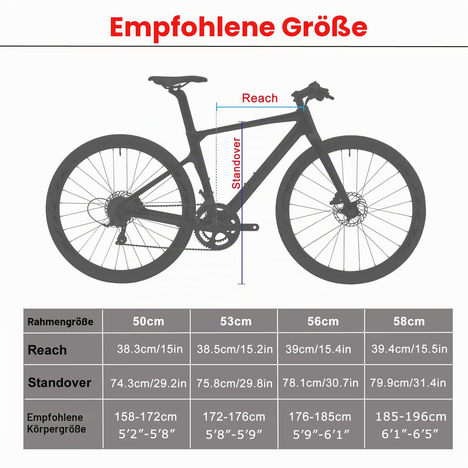 KABON Carbon Gravel Rennrad, T800 Carbon Fiber Rahmen 700C Mit 18 Gängen, Integriertem Lenker, Scheibenbremsen für Männer/Frauen